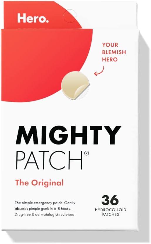 Mighty Patch Original – Hydrocolloid Acne Patches, 36 Ct.