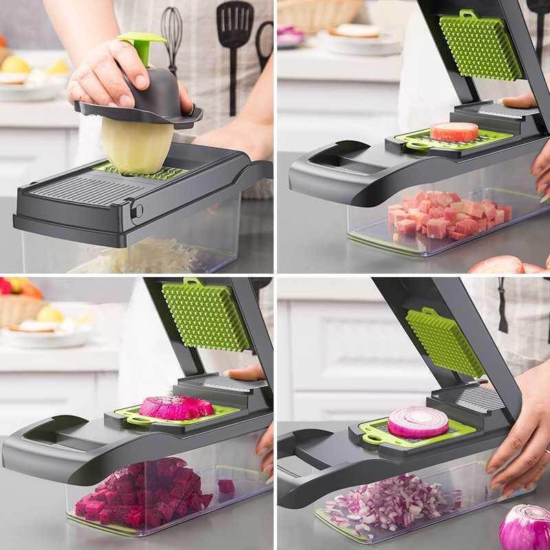 Vegetable Cutter Chopper and Slicer 14 in 1